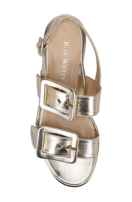 Ron White Callie Slingback Sandal In Platino