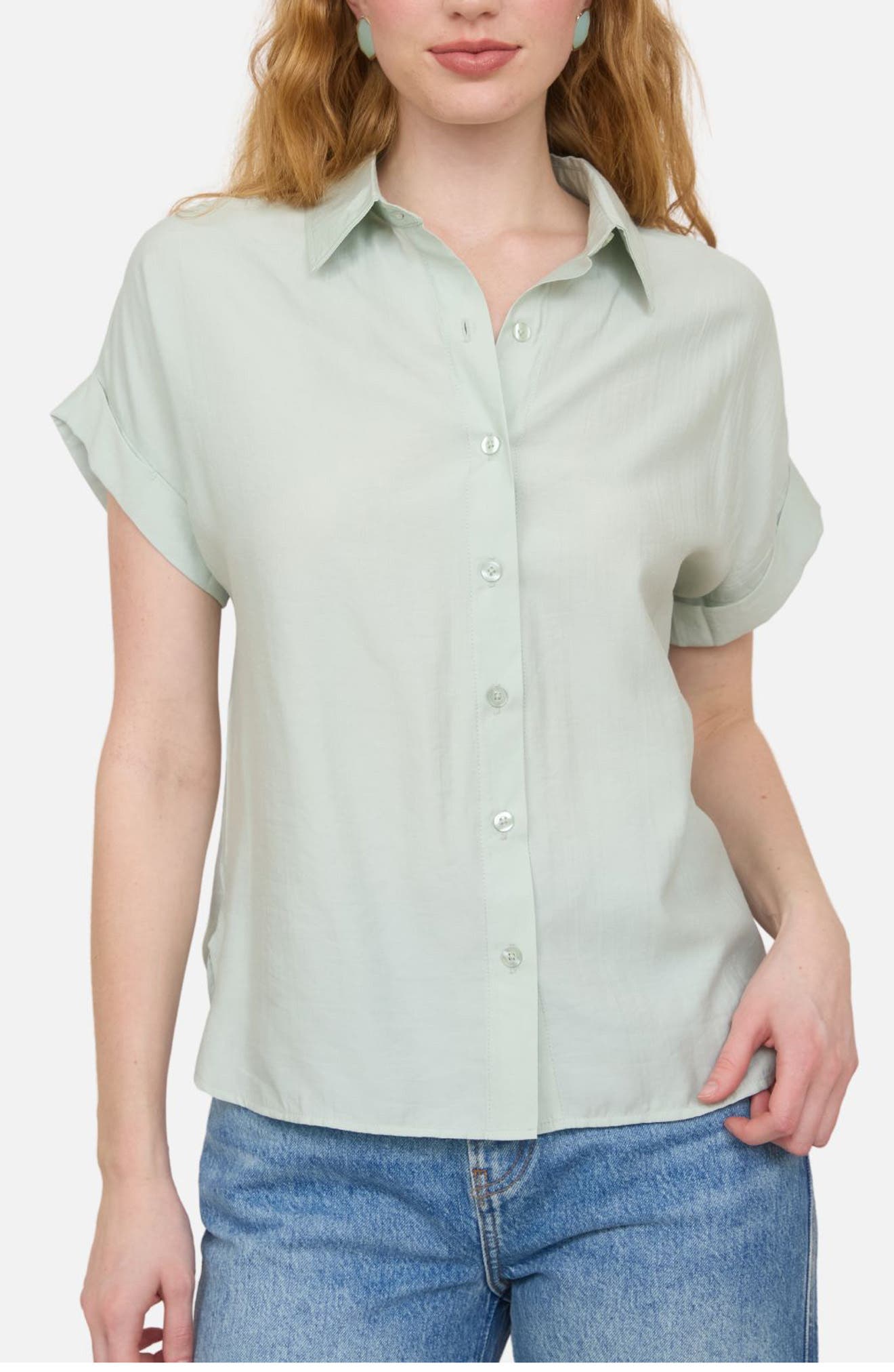 Short Sleeve Button-Up Shirt - image 5