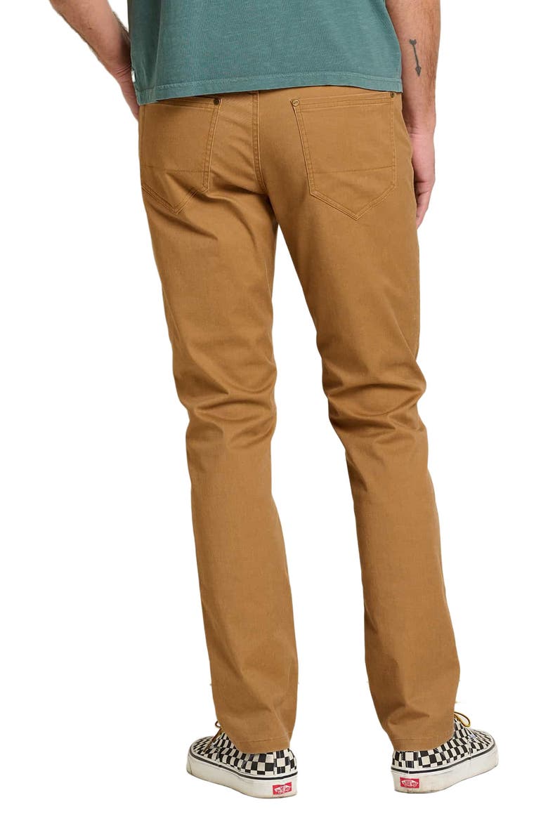 Toad & Co Mission Ridge 5 Pocket Lean Pant, Alternate, color, Tabac Vintage Wash