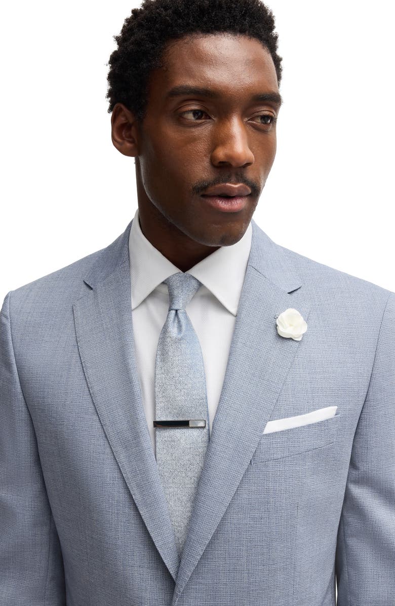 BOSS Hutson Wool Blend Sport Coat, Alternate, color, Light Blue