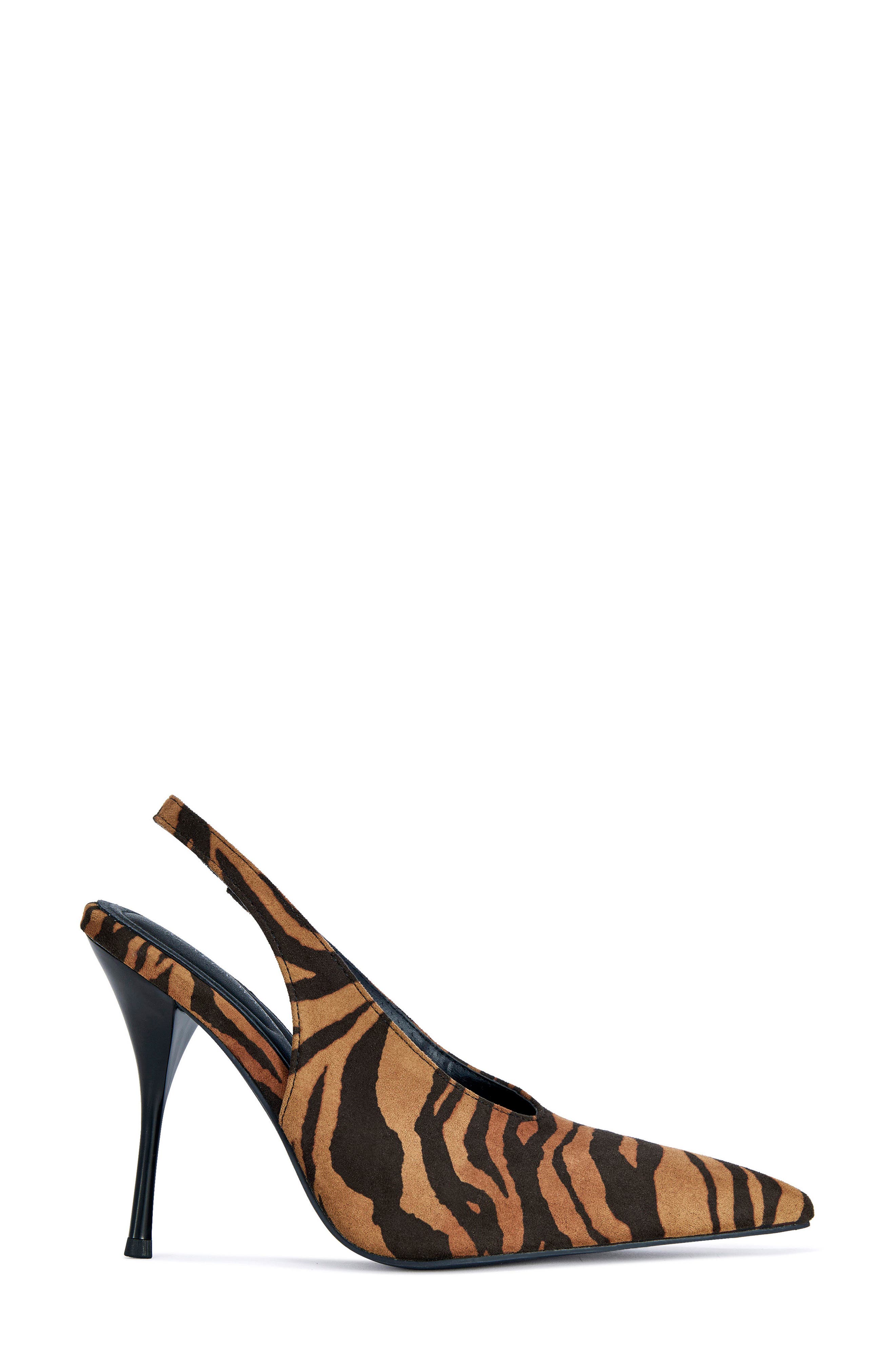 Doreen Slingback Pump, Alternate, color, BROWN MULTI