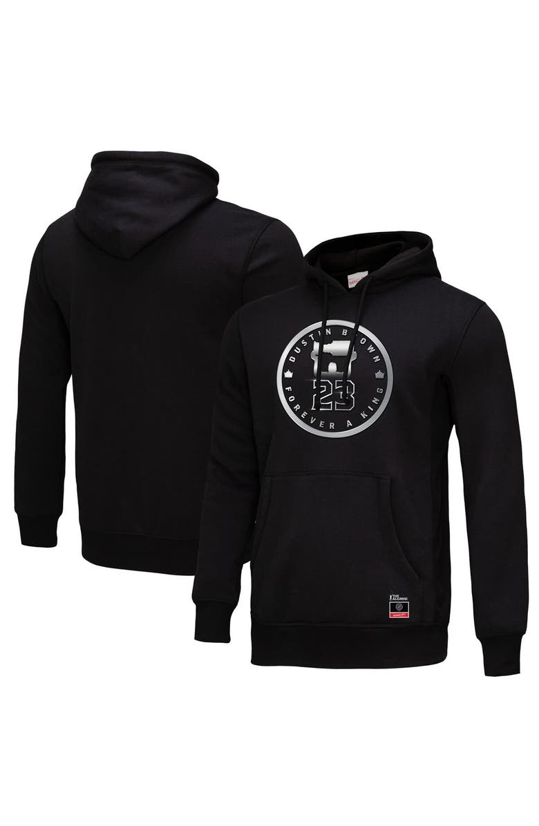 Mitchell & Ness Men's Mitchell & Ness Dustin Brown Black Los Angeles Kings Forever A King Pullover Hoodie, Alternate, color, Black