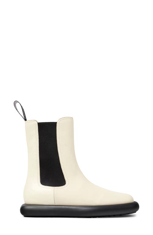 Camper Chelsea Wave Ankle Boots In White