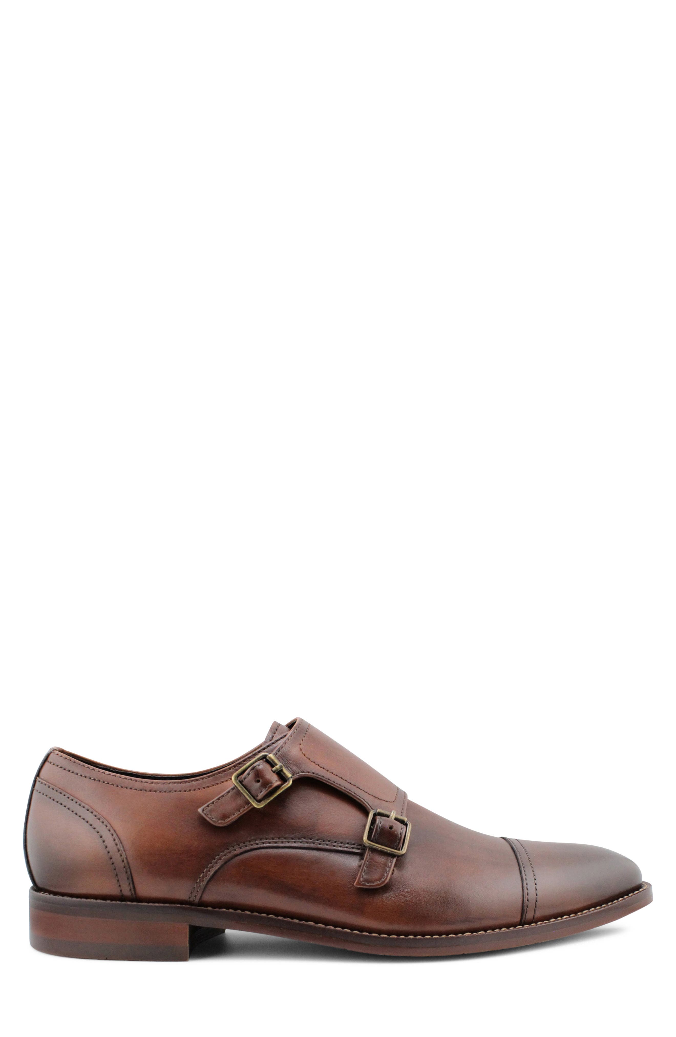 Blake Mckay Max Double Monk Strap Shoe, Alternate, color, Brown