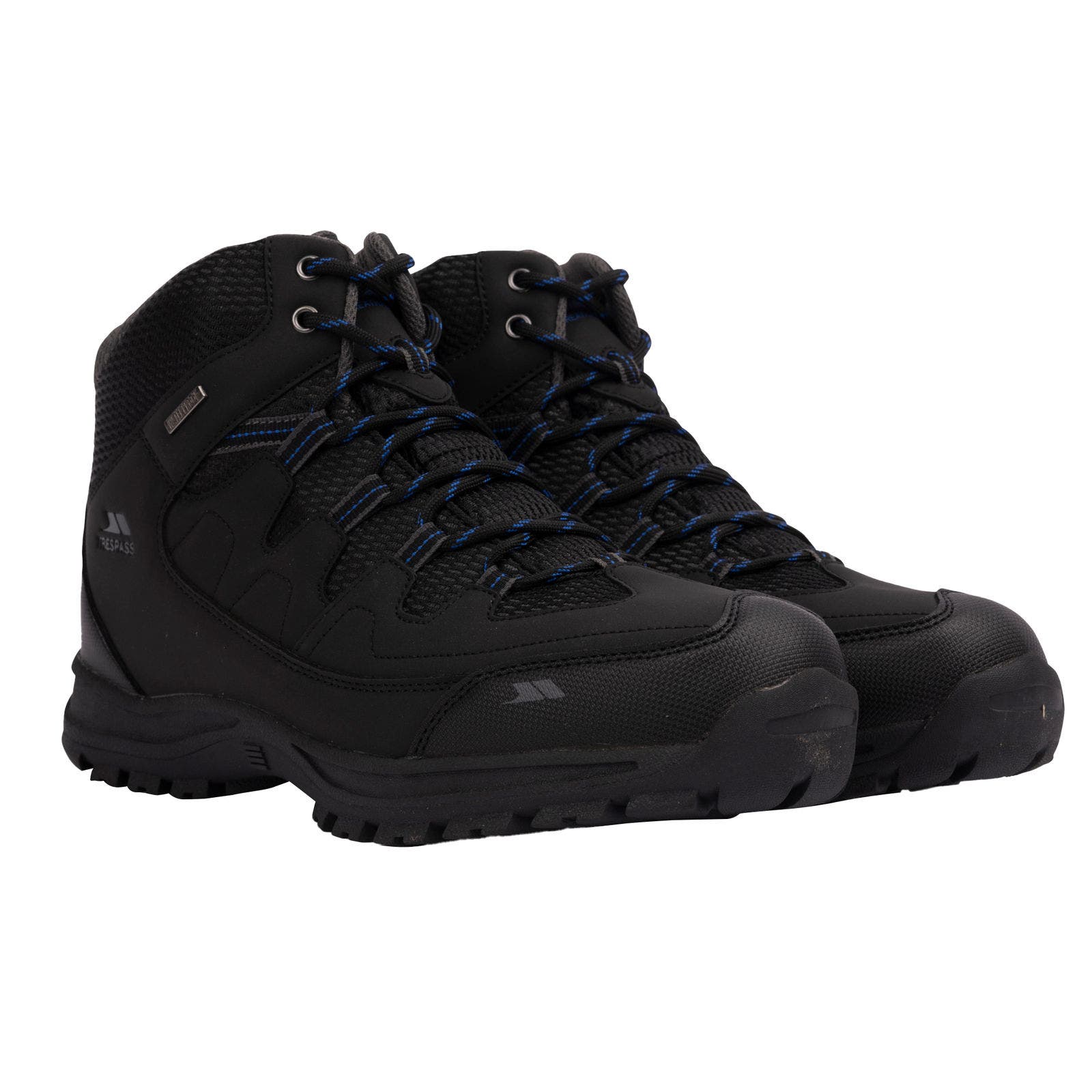 Finley Waterproof Walking Boots, Alternate, color, Black and Blue