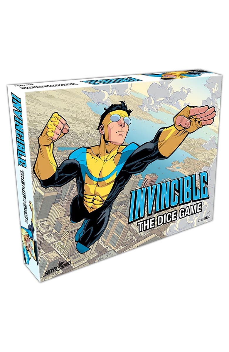 Mantic Games Invincible The Dice Game Fast Paced Push Your Luck Dice Rolling Game, Ages 10+, Main, color, Multicolored