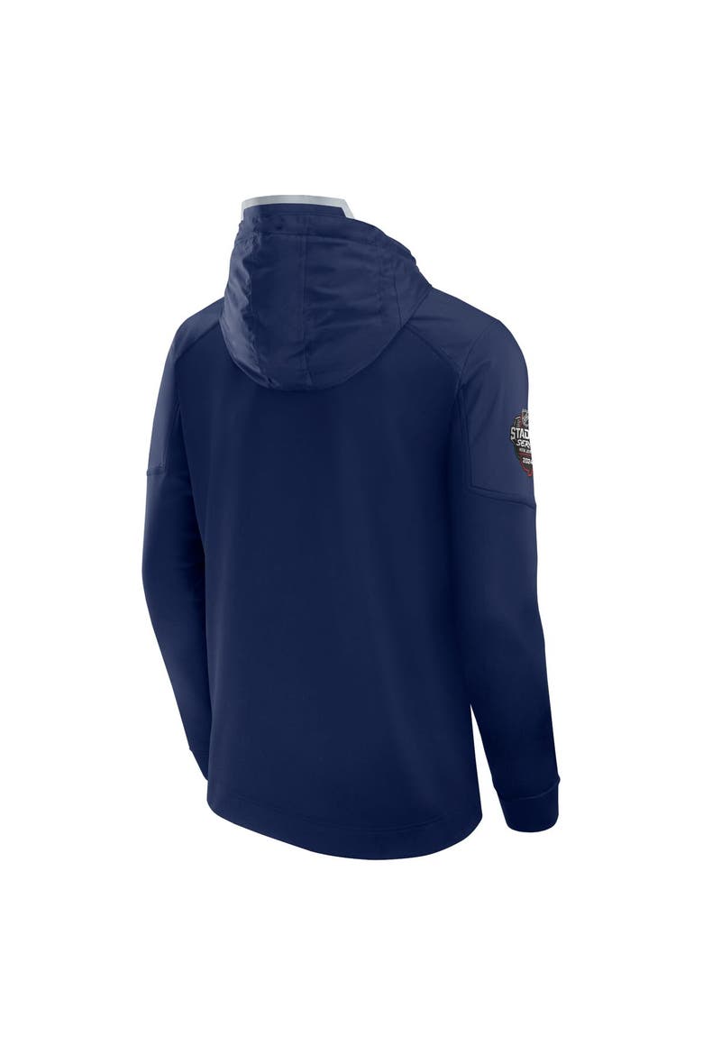 Men's Fanatics Branded Navy New York Islanders 2024 NHL Stadium Series Authentic Pro Fleece Pullover Hoodie, Alternate, color, Navy
