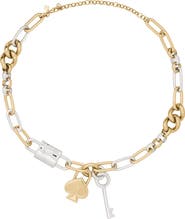 Kate Spade New York Mixed Metal Link Statement Necklace