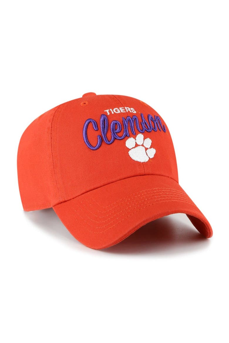 Women's '47 Orange Clemson Tigers Phoebe Clean Up Adjustable Hat, Alternate, color, Orange