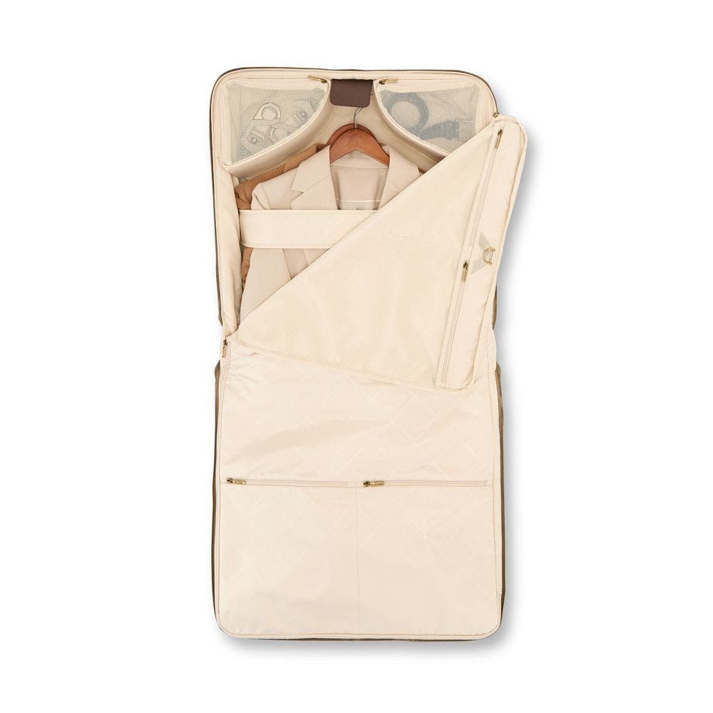 Hartmann Tweed Spinner Garment Bag, Alternate, color, Tweed/Natural Leather