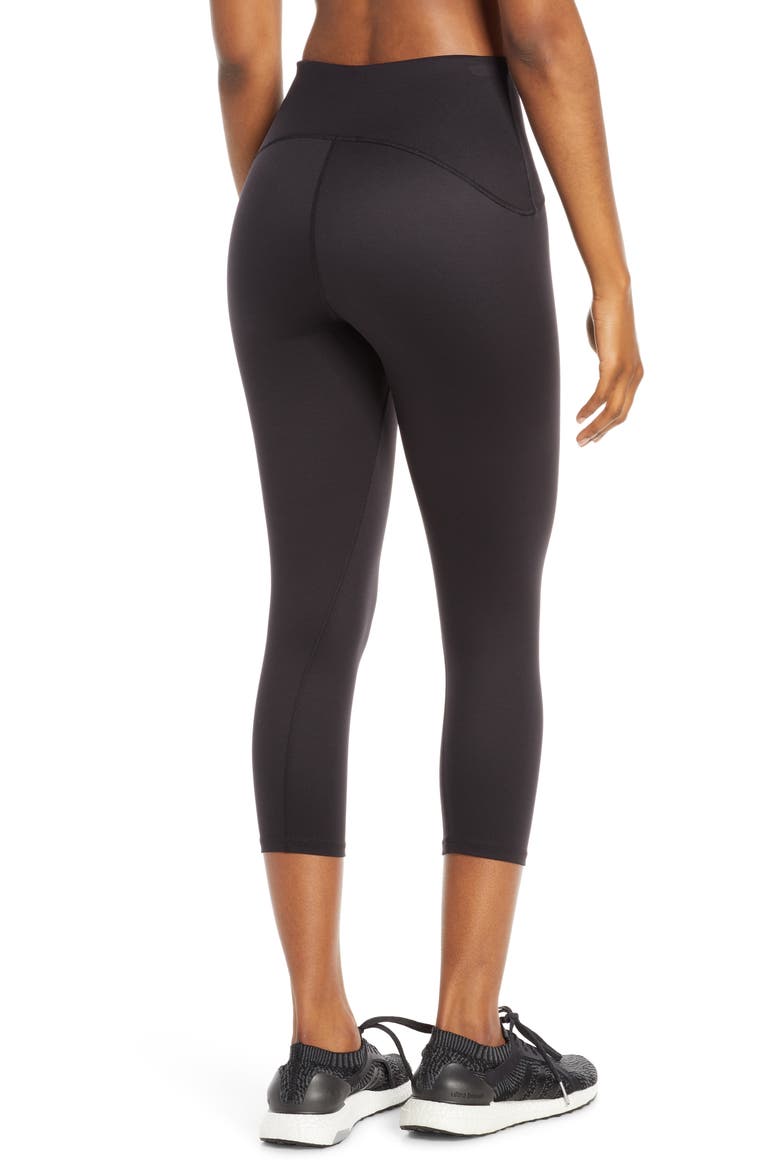 Active Crop Leggings, Alternate, color, BLACK