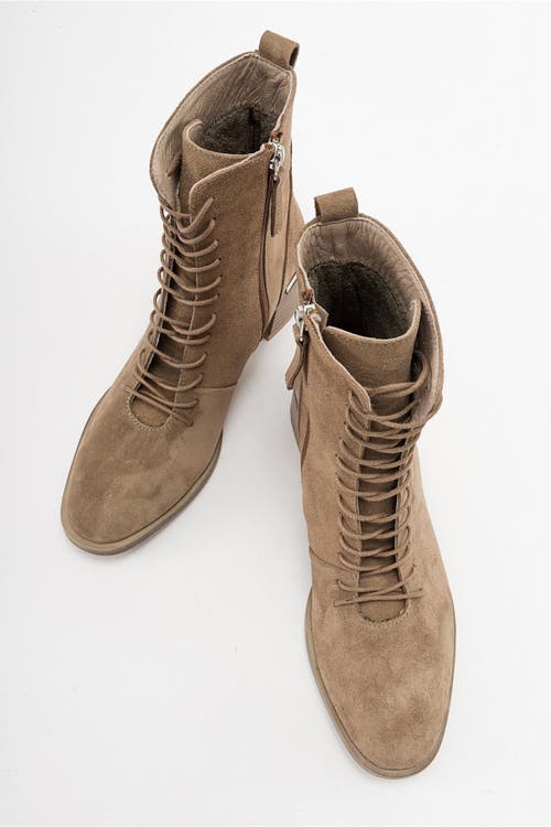 Forever & Always Shoes Gigi Leather Boot In Brown