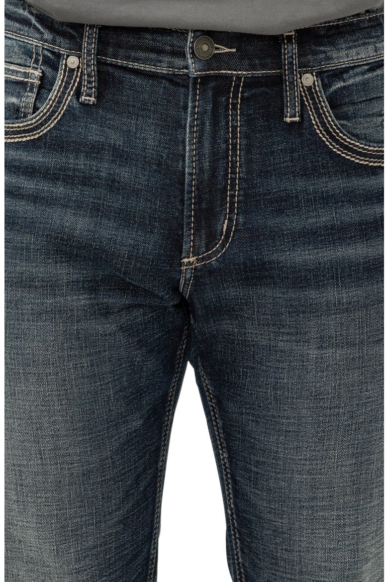 Jace Slim Bootcut Stretch Jeans, Alternate, color, INDIGO
