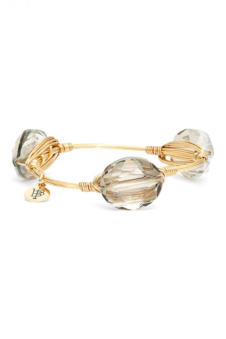 'Tiger's Eye Agate & Jet Acrylic Crystal' Stone Bracelets, Alternate, color, TIGERS EYE/ JET