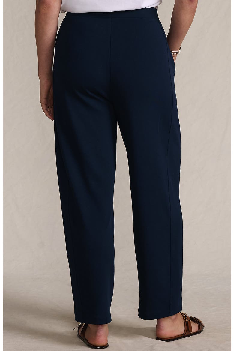 Sport Knit High Rise Barrel Ankle Pants, Alternate, color, Radiant Navy