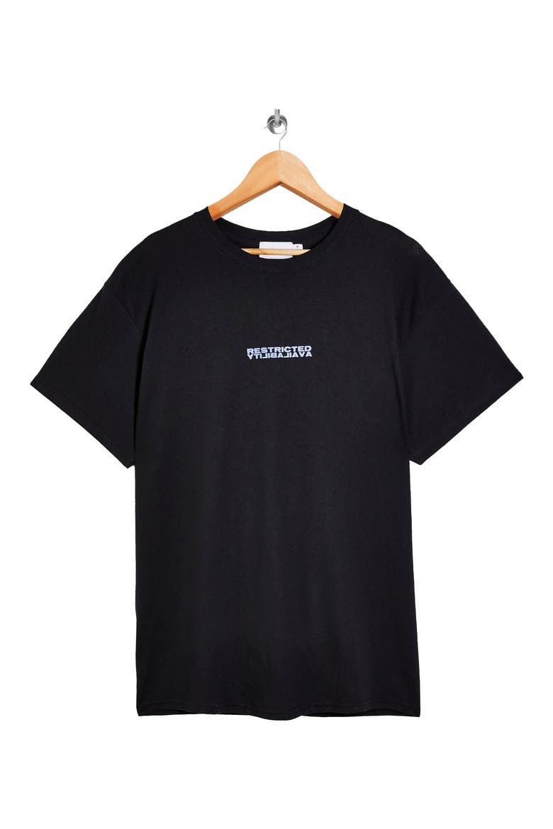 Restricted Graphic Tee, Alternate, color, BLACK