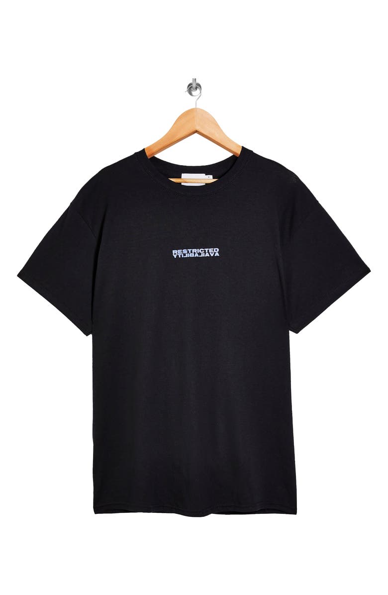 Topman Restricted Graphic Tee, Alternate, color,