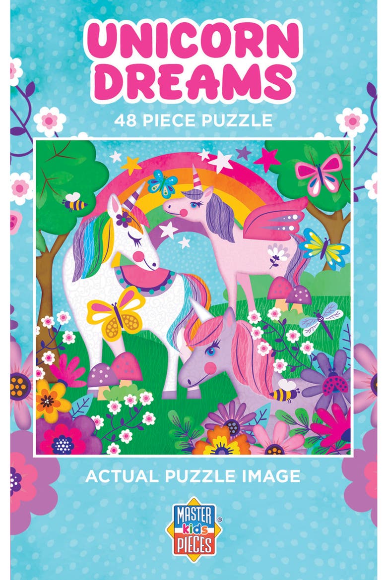 Unicorn Dreams 48 Piece Value Puzzle, Alternate, color, Multicolor