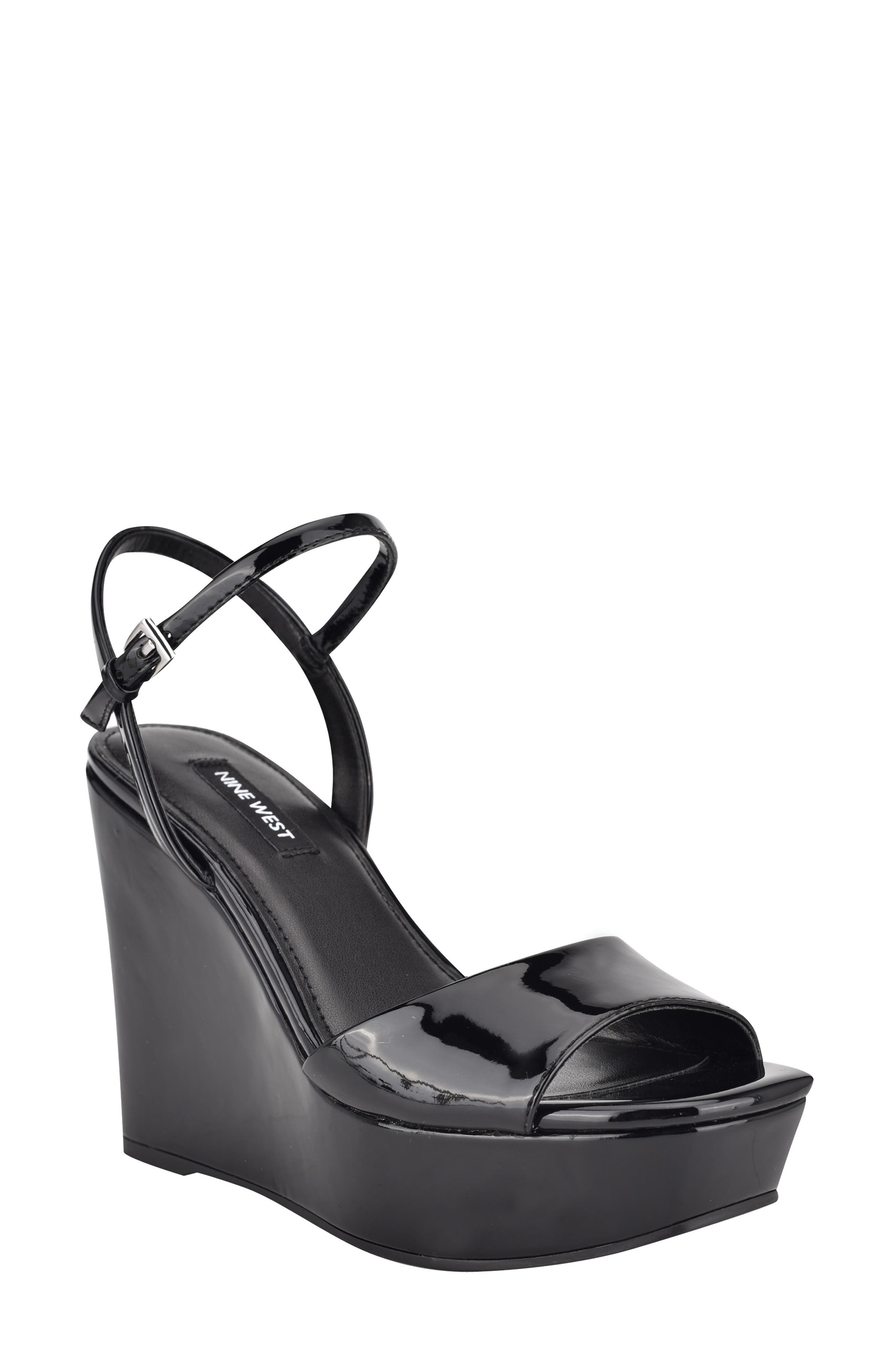 Nine West Kinda Platform Wedge Sandal, Main, color, 
