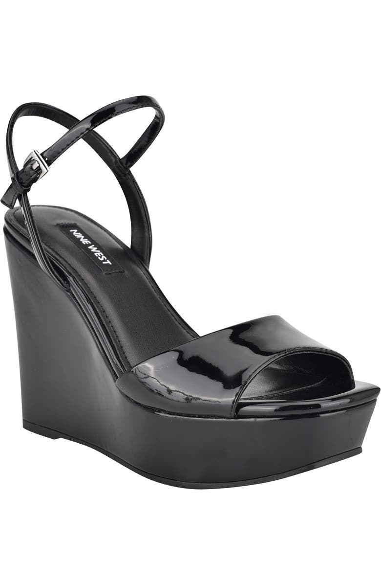 Nine West Kinda Platform Wedge Sandal, Main, color,