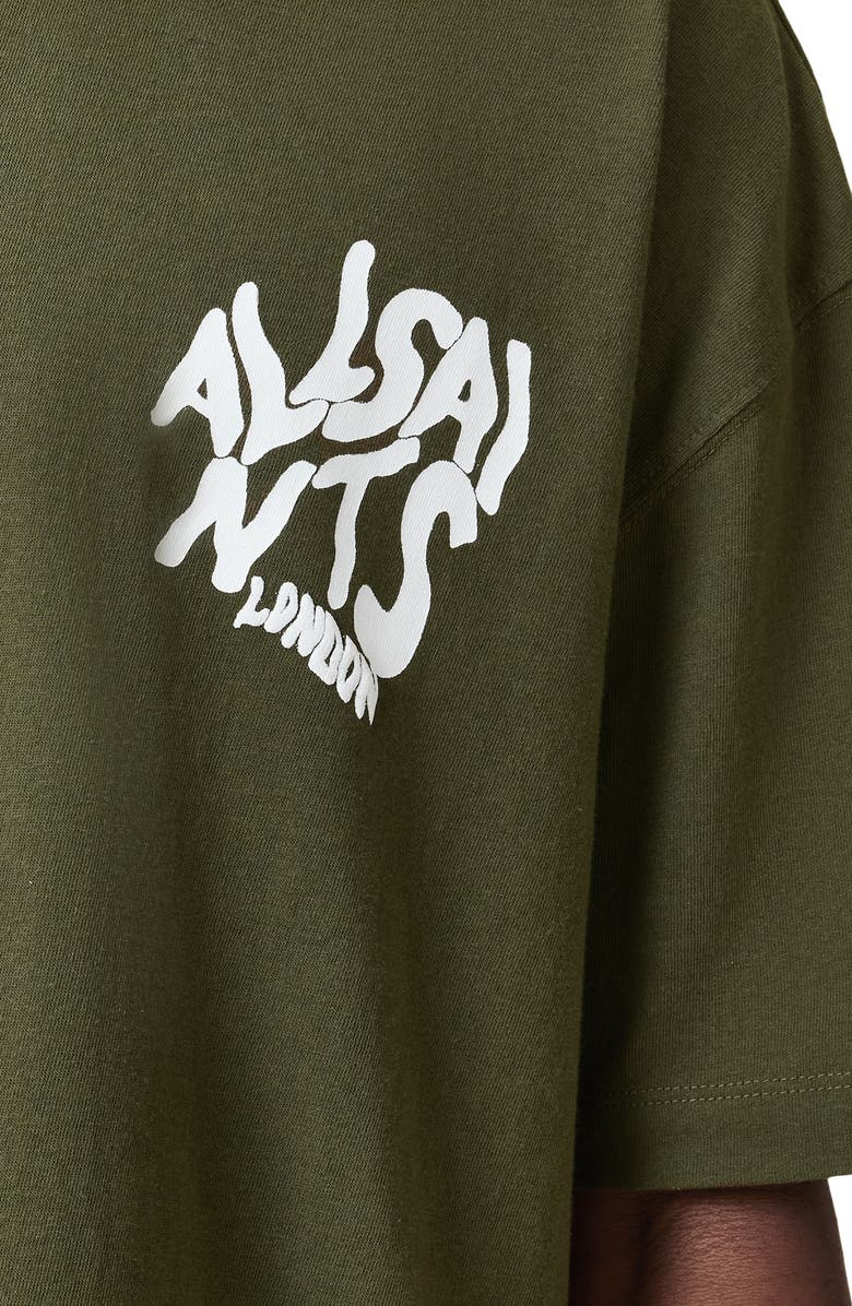 AllSaints Orlando Logo Graphic T-Shirt, Alternate, color,