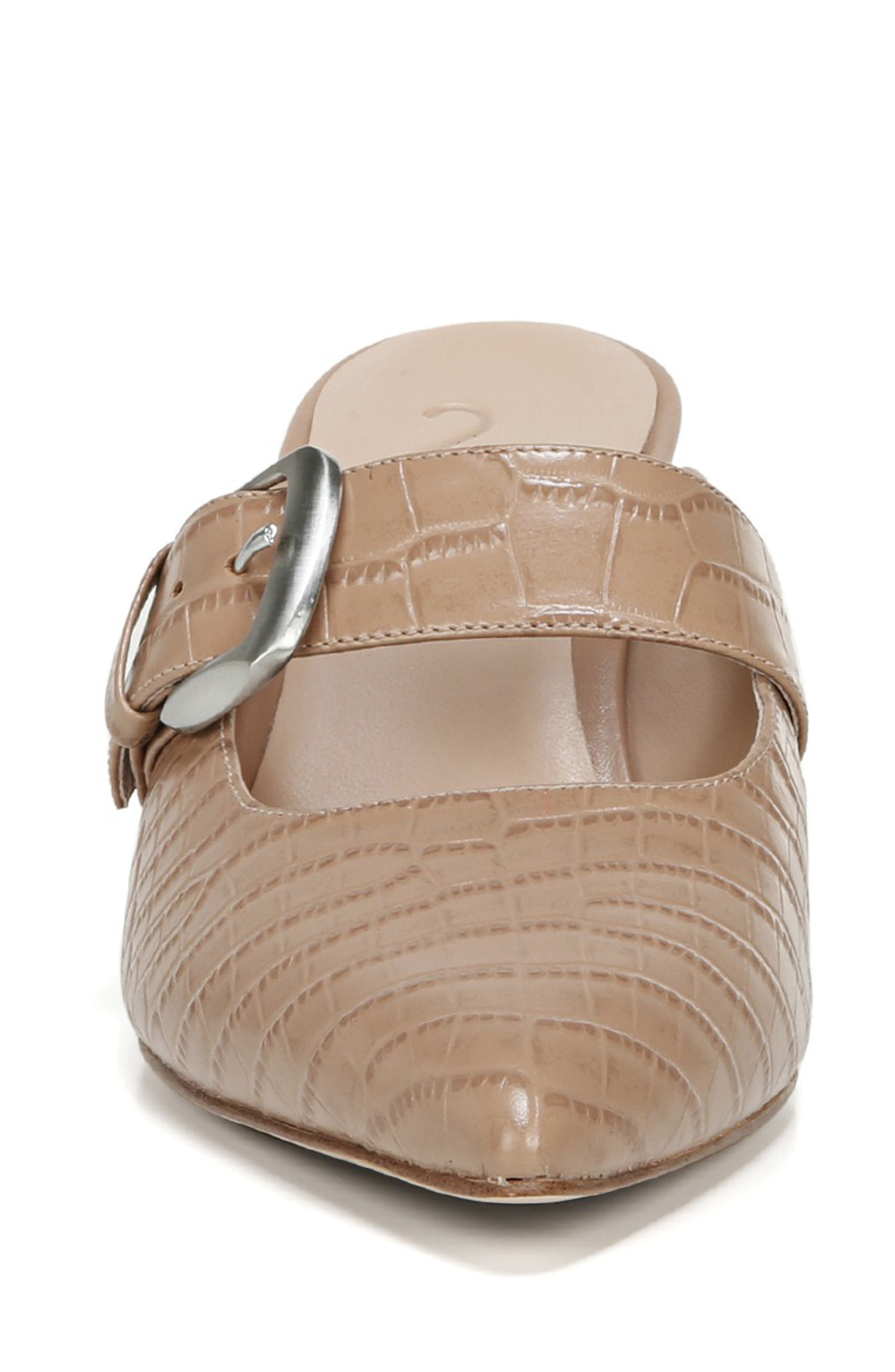 27 Edit Maizey Mule, Alternate, color, TAUPE CROCO PATENT LEATHER