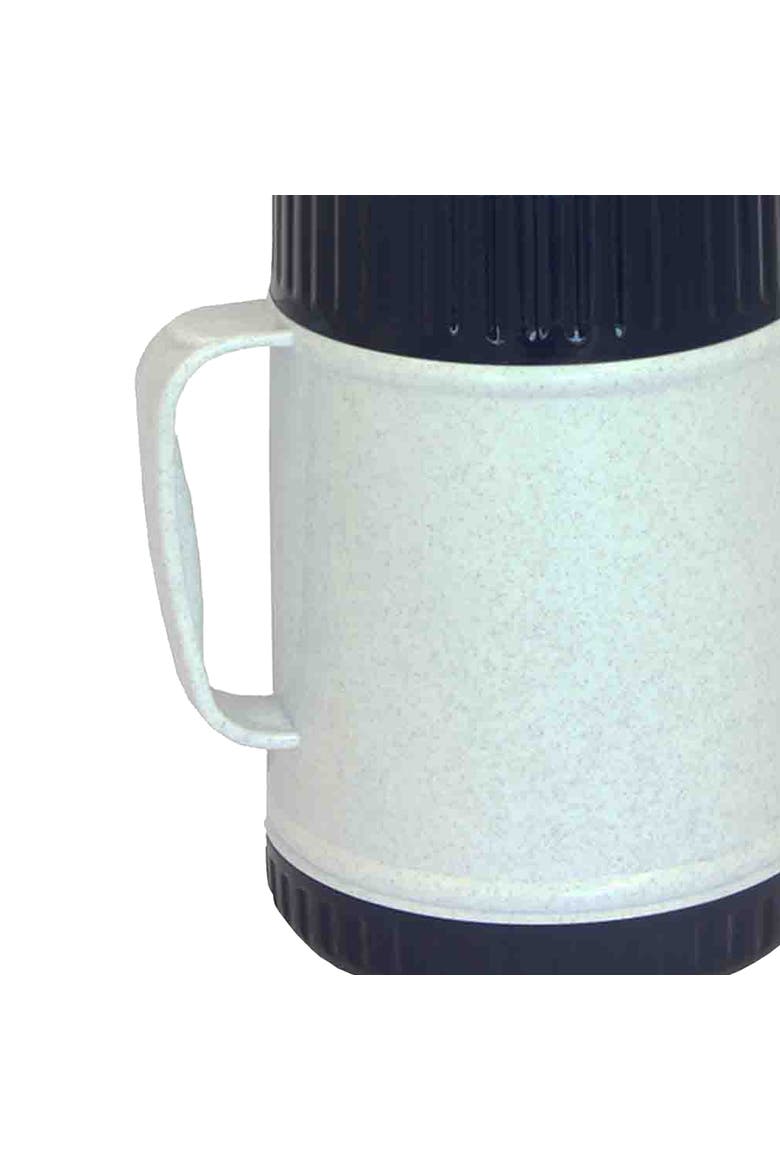 Wide Mouth Glass with Foam Insulated Food Jug, Alternate, color, White