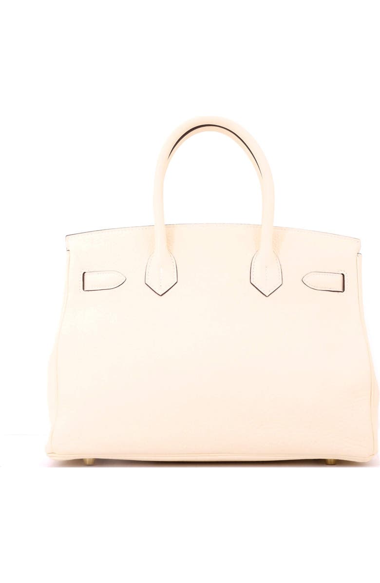 Pre-Owned Hermes Birkin Handbag Light Clemence with Gold Hardware 30, Alternate, color, Nata