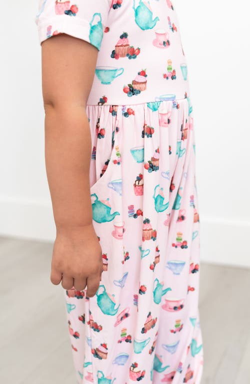 Laree + Co Lillian's Garden Tea Party Leggy Romper In Multi