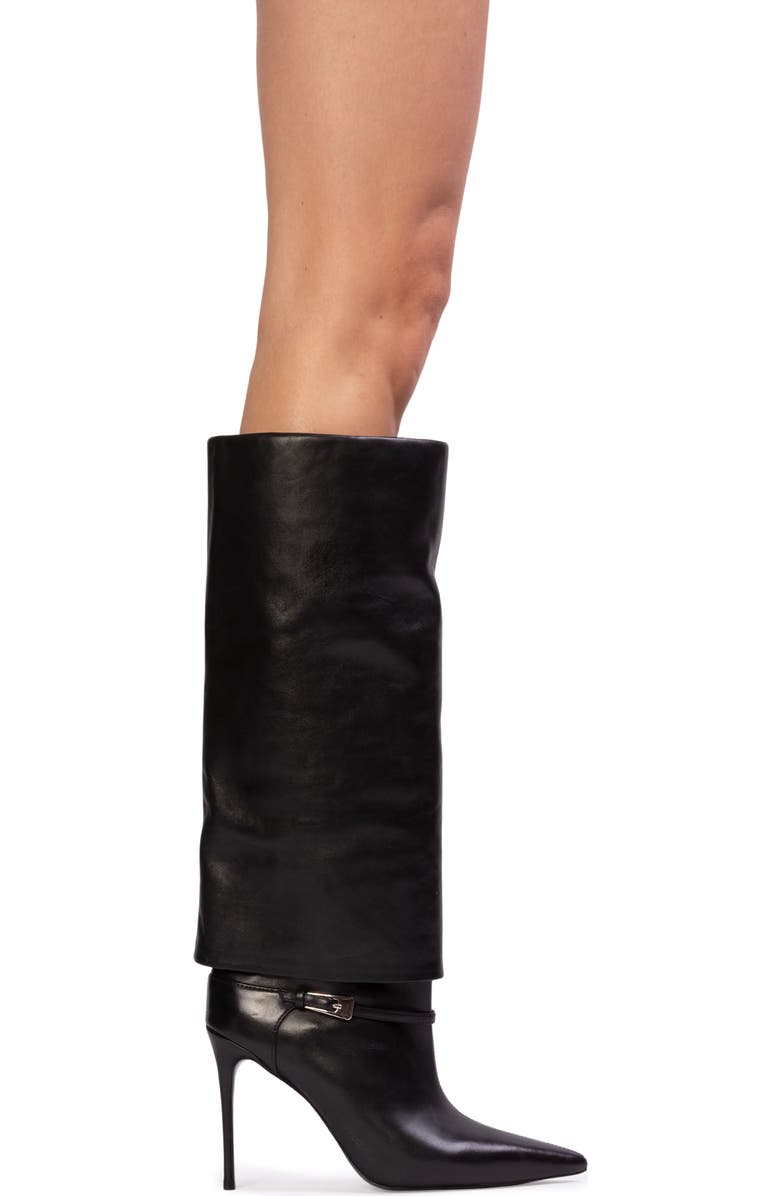 BLACK SUEDE STUDIO Simone 100 Leather Boot, Alternate, color, Black Leather