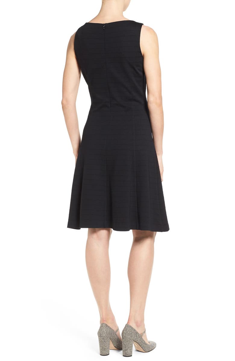 Halogen<sup>®</sup> Ponte Fit & Flare Dress, Alternate, color, 