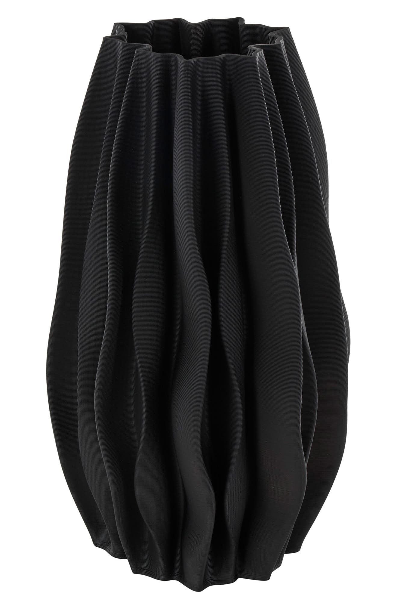 VIVIAN LUNE HOME Ruffled Ceramic Vase