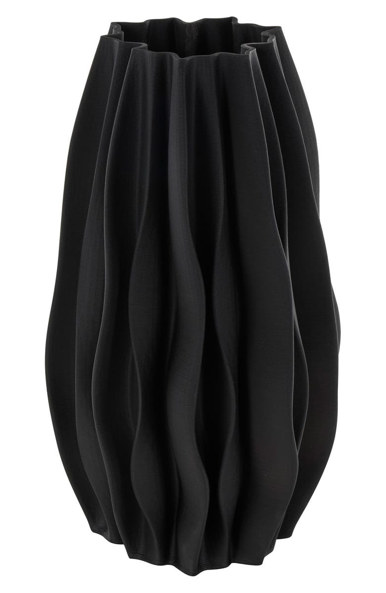 VIVIAN LUNE HOME Ruffled Ceramic Vase, Main, color, 