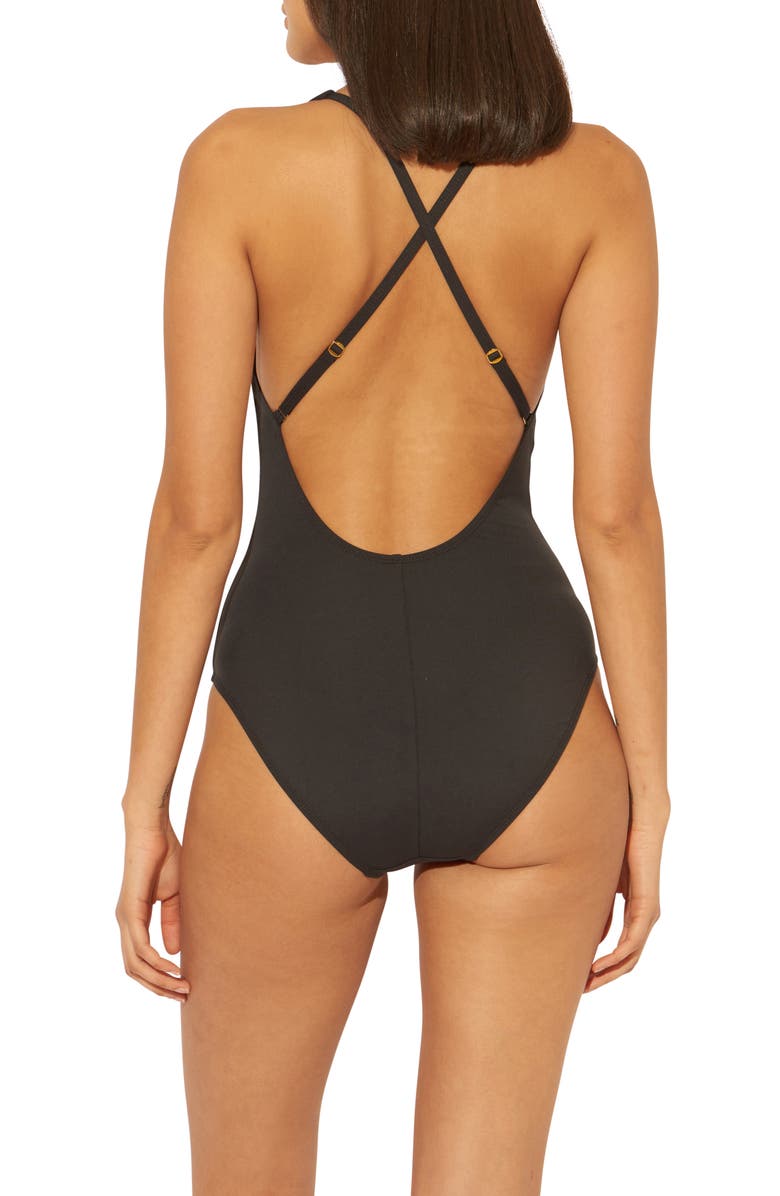 BLEU by Rod Beattie Don't Mesh With Me One-Piece Swimsuit, Alternate, color,