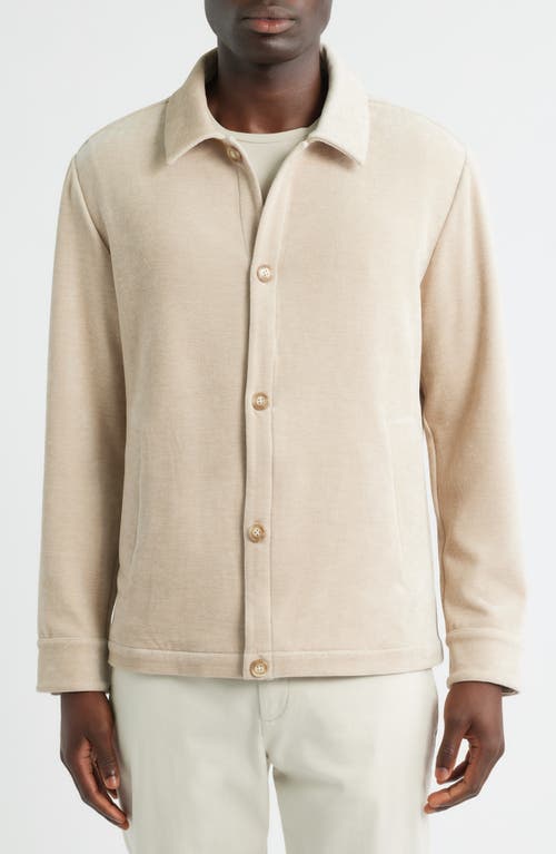 Robert Barakett Rhodes Overshirt In Neutral
