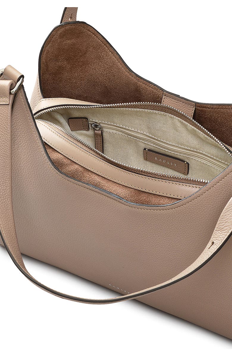 Radley Medium Clarendon Row Zip Crossbody Bag, Alternate, color, Latte