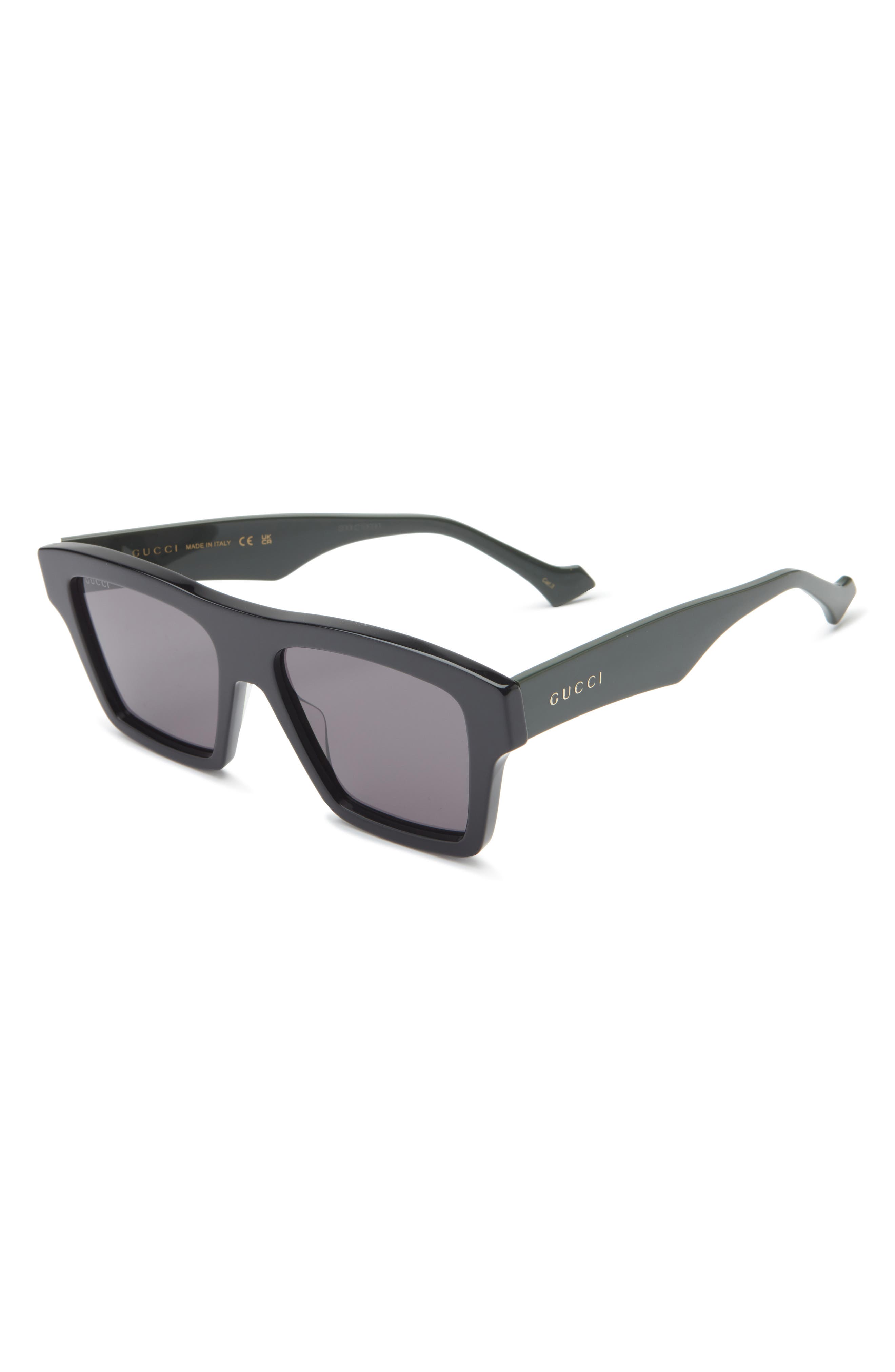 Gucci Core 55mm Square Sunglasses