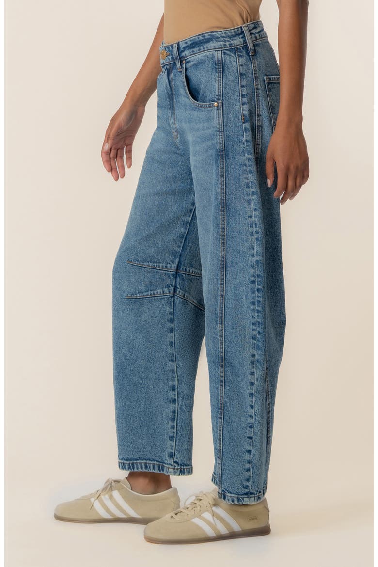 Ashlyn Horseshoe Barrel Leg Jeans, Alternate, color, ADMIRER