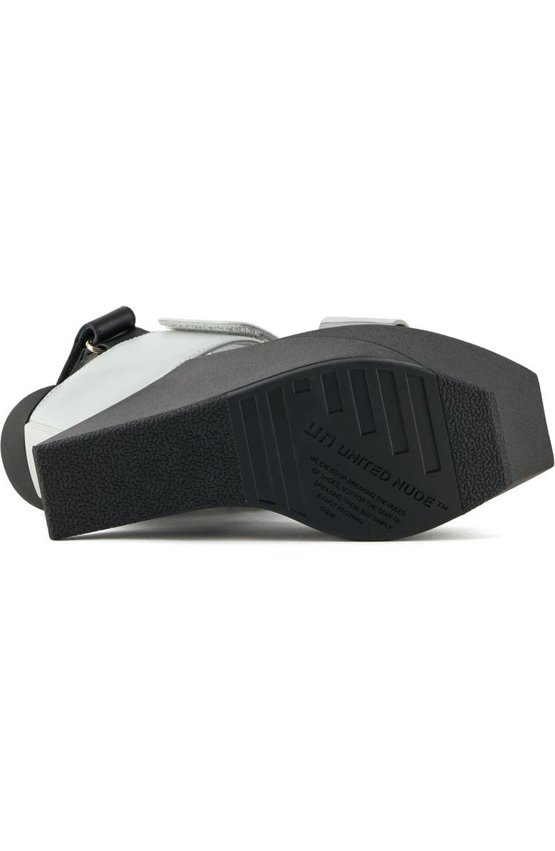United Nude Delta Wedge Sandal, Alternate, color, Steel