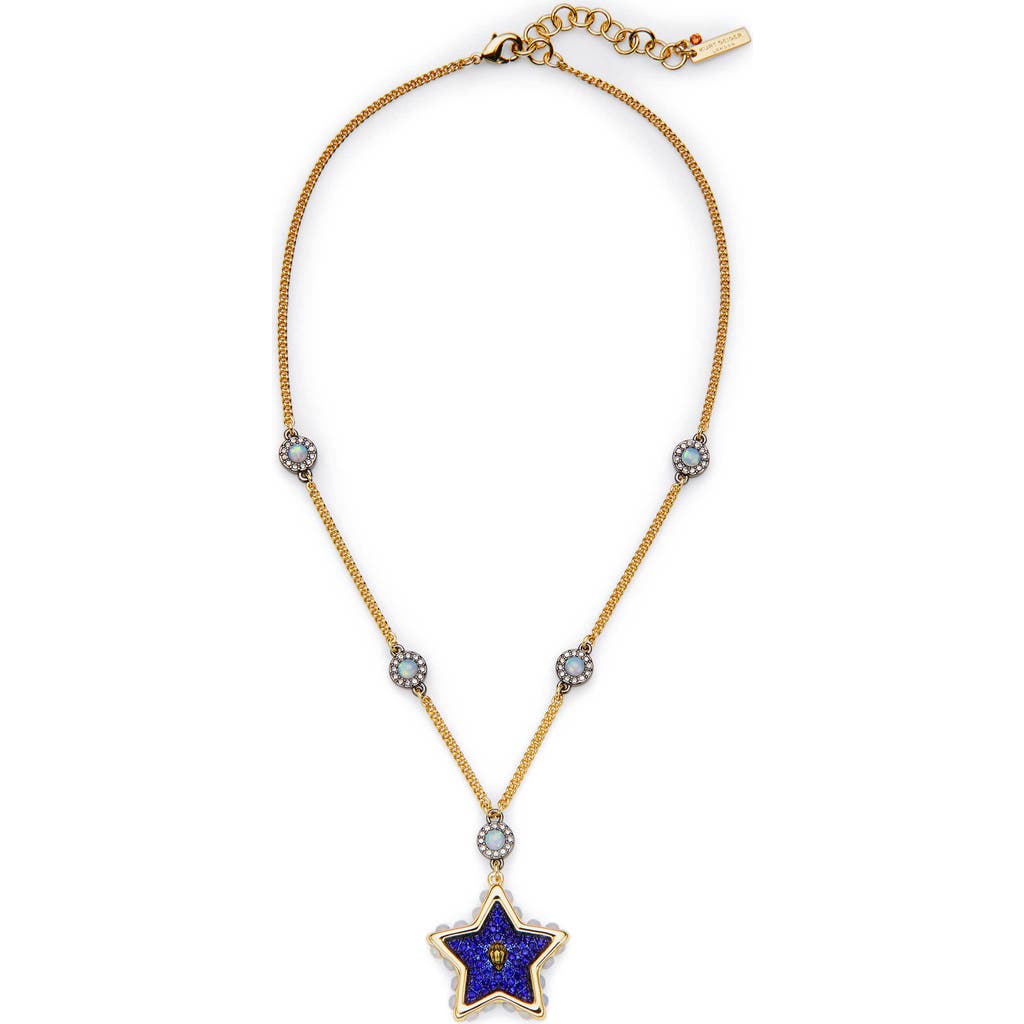 Kurt Geiger London Star Pendant Necklace In Gold