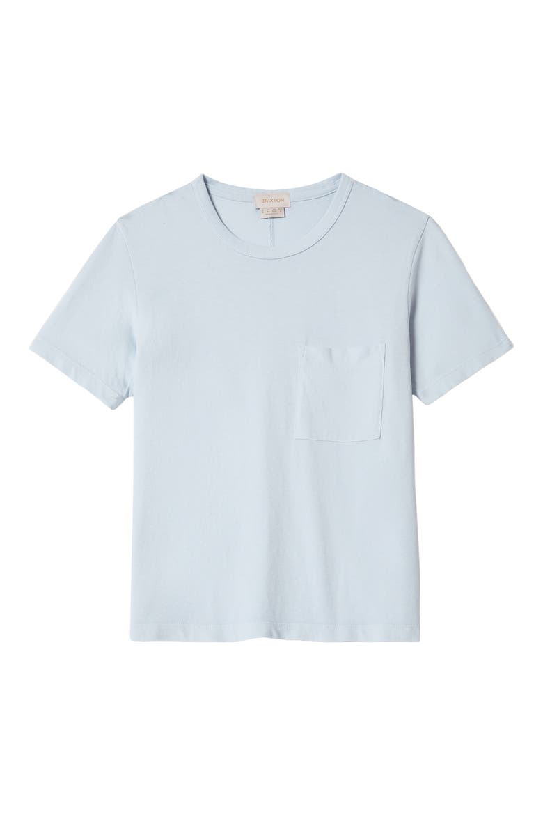 Carefree Organic Cotton Pocket T-Shirt, Alternate, color, BLUE AURA