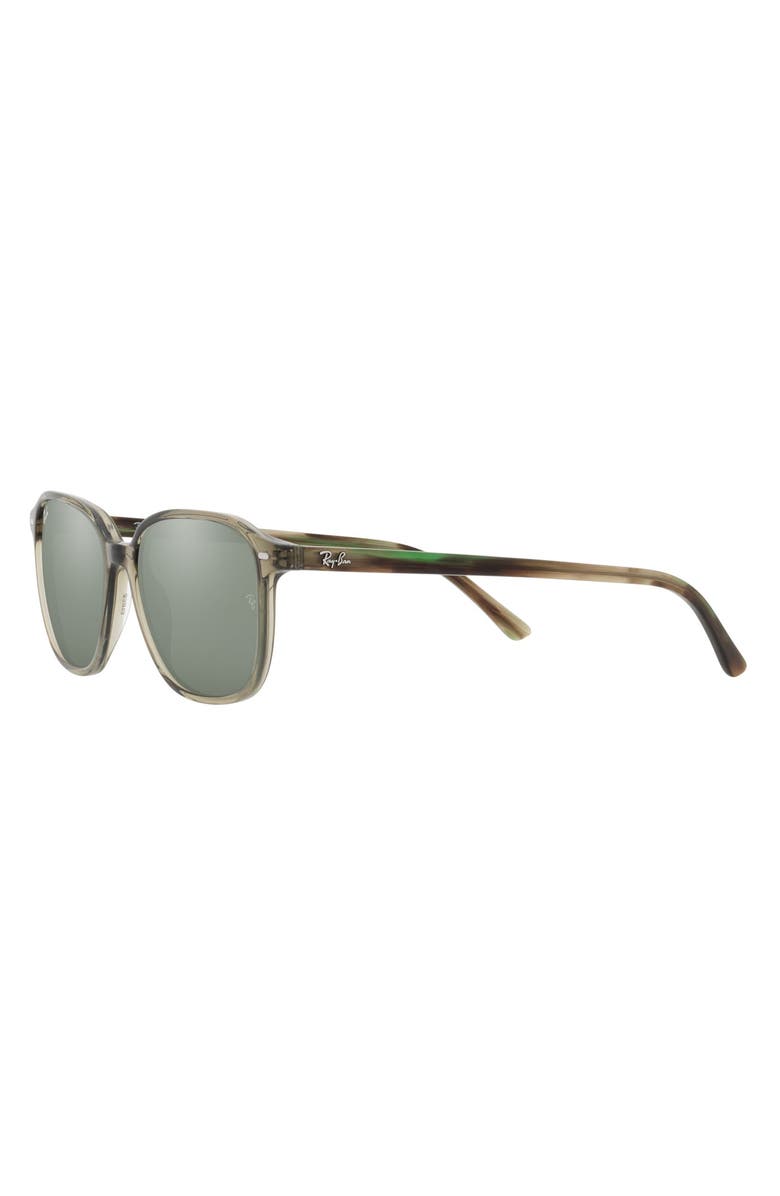 Ray-Ban Leonard 51mm Mirrored Square Sunglasses, Alternate, color, 