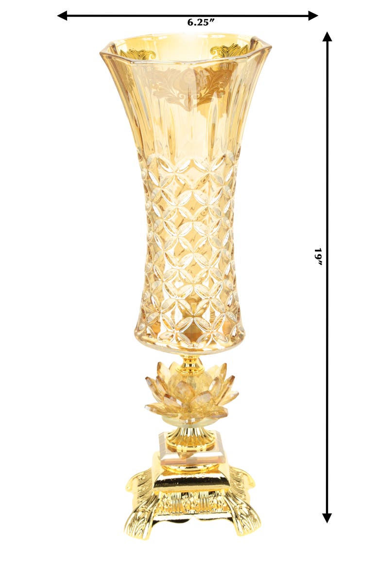 Stately Lily Vase, Alternate, color, Golden Yellow