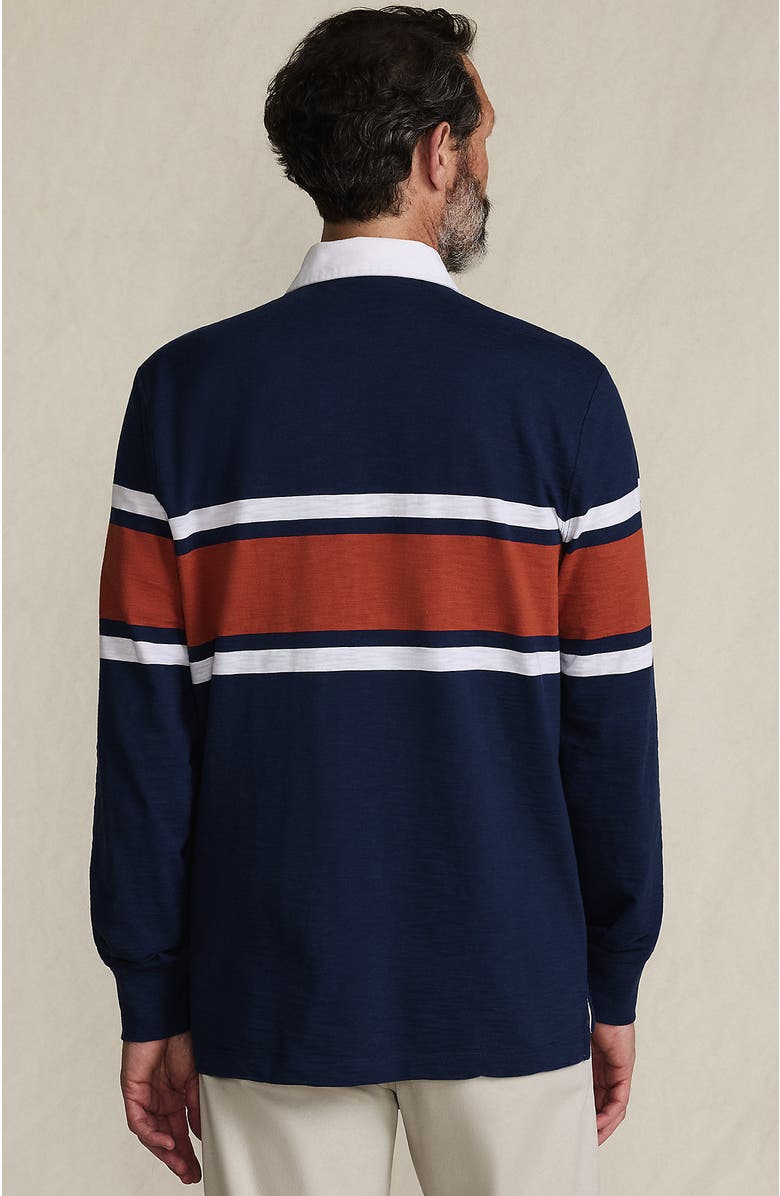 Lands' End Long Sleeve Textured Rugby Polo, Alternate, color, 