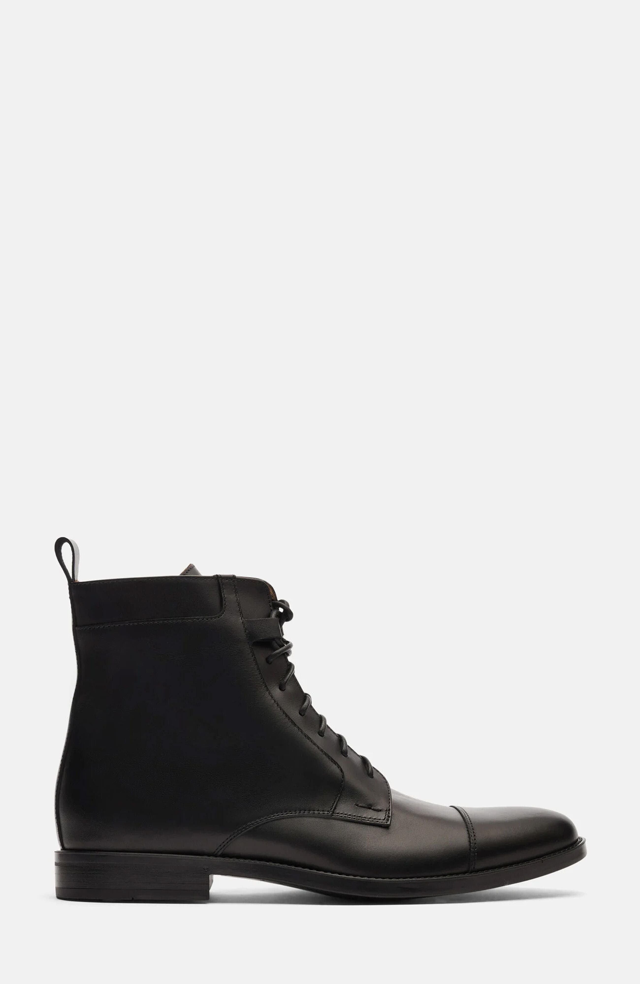 SCAROSSO Dante Boots, Alternate, color, Black Calf