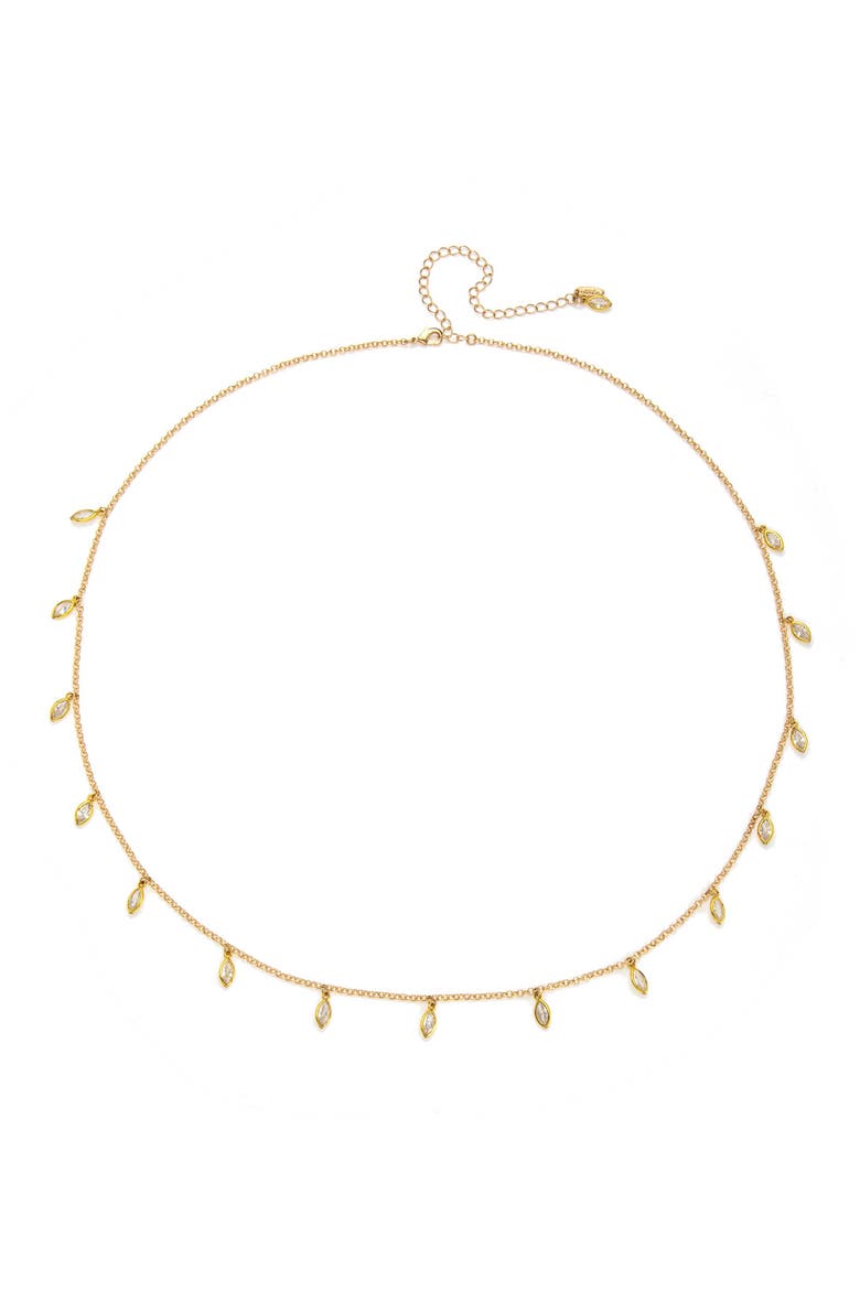 Crystal Charm Belly Chain, Main, color, GOLD