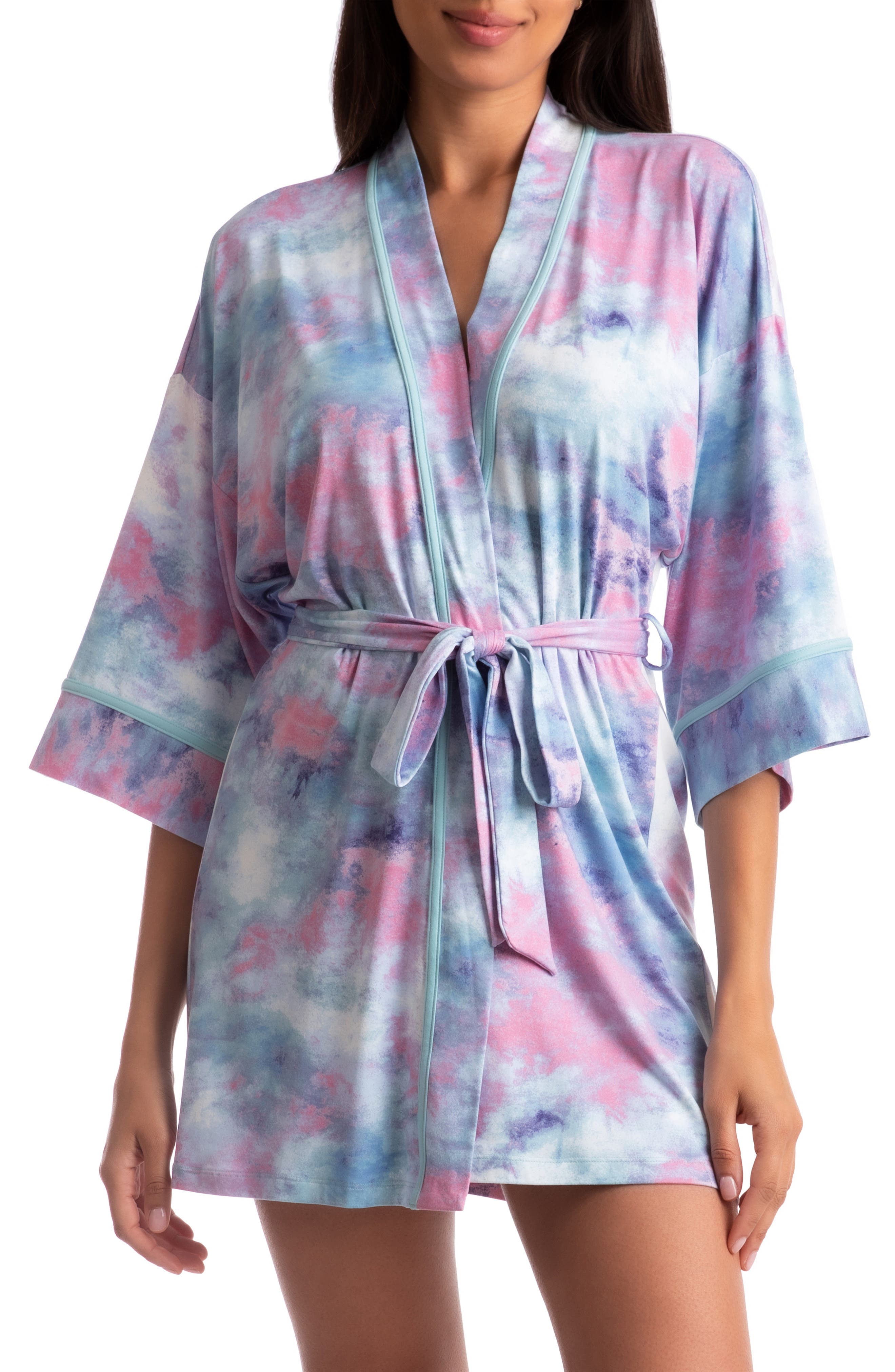 In Bloom by Jonquil Andrea Cloud Knit Wrap Robe (Women) | Nordstromrack