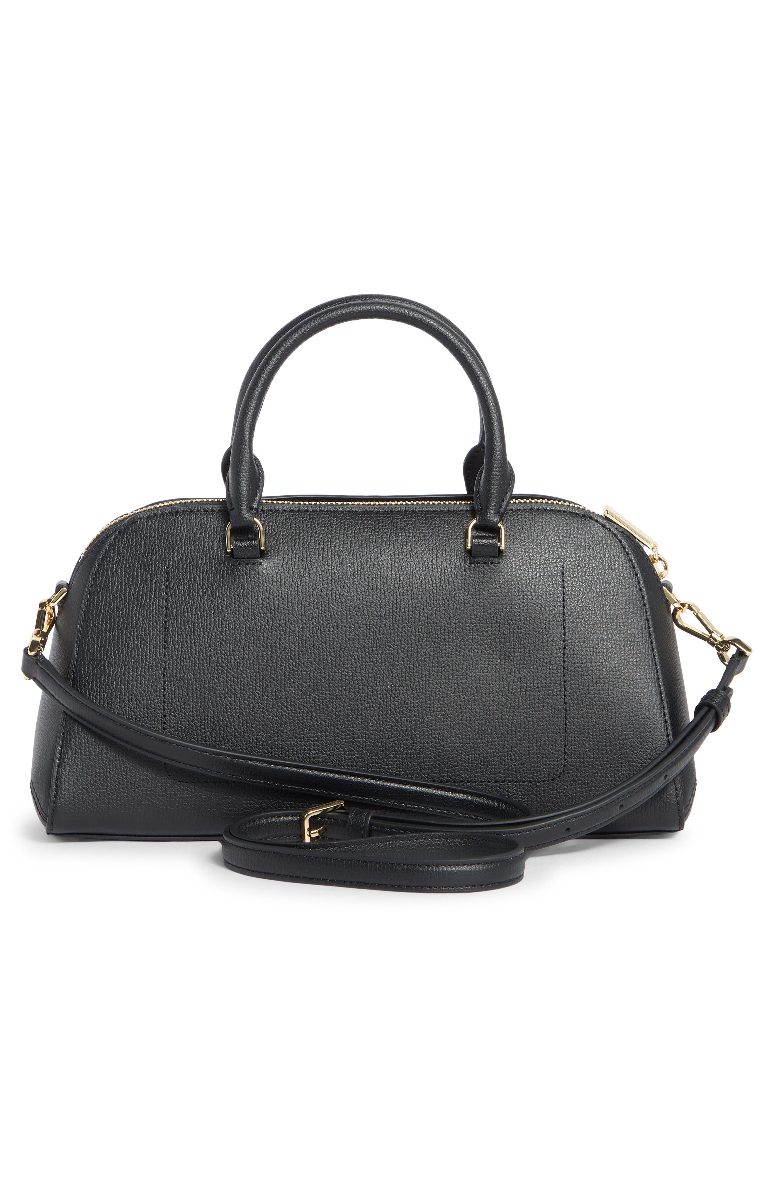 Kate Spade New York phoebe refined grain leather handbag, Alternate, color, Black