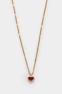 Katie Loxton Rouge Waterproof Gold Heart Necklace