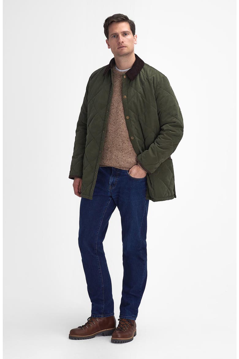 Country Liddesdale Quilted Jacket, Alternate, color, OLIVE